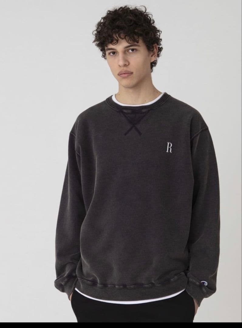 ロンハーマン×チャンピオン フレンチテリー Rロゴ スウェットプルオーバー