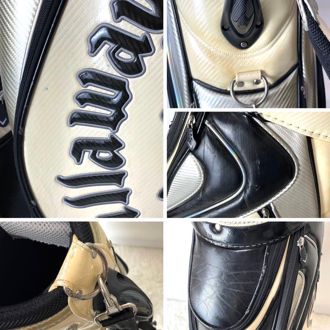 【格安出品】Callaway ゴルフ キャディバッグ アイボリー ビッグロゴ