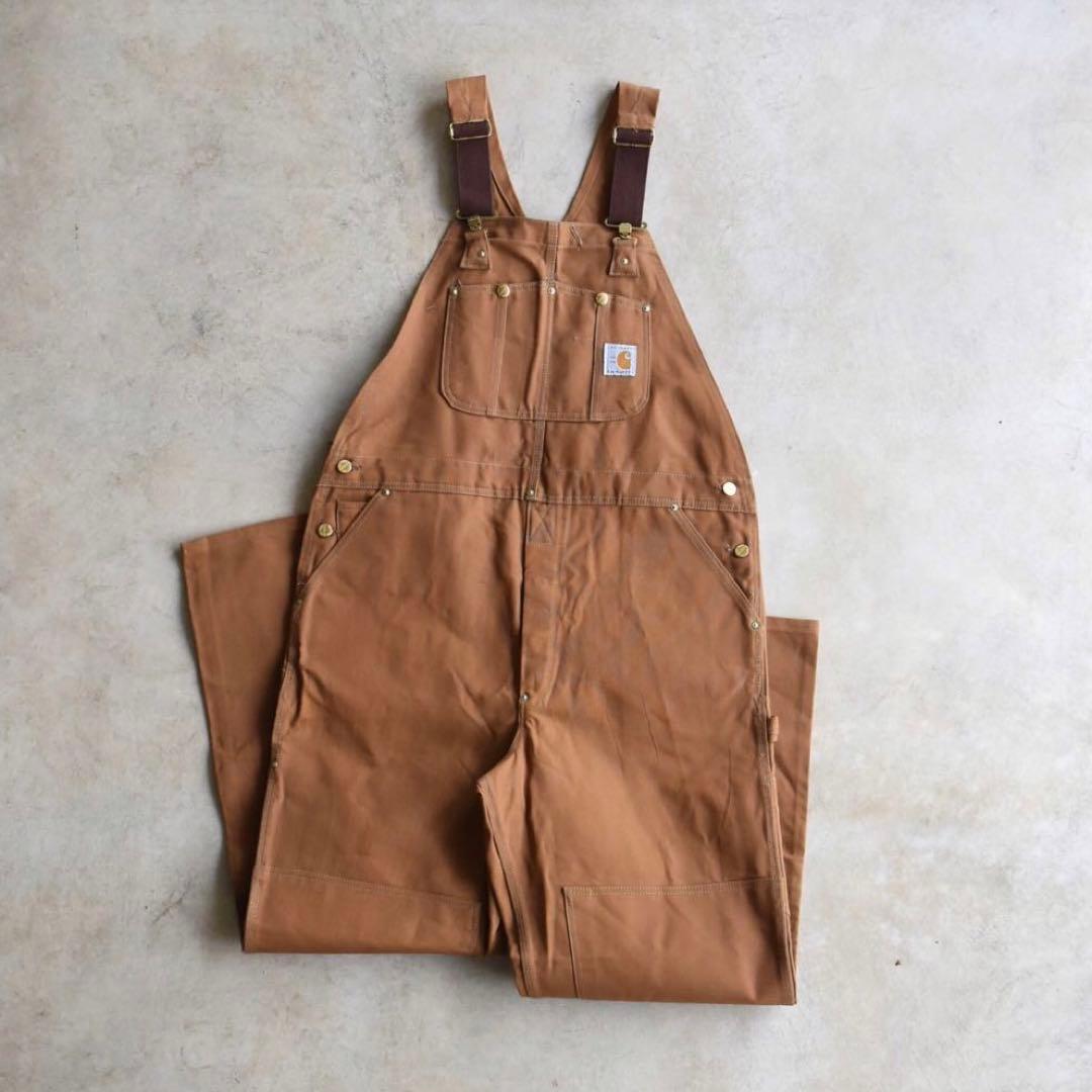 80s Carhartt カーハート オーバーオール USA製 40×32未使用