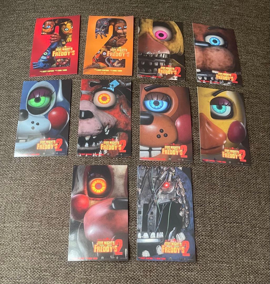ファイブ・ナイツ・アット・フレディーズ2 入場者特典 ステッカー コンプ