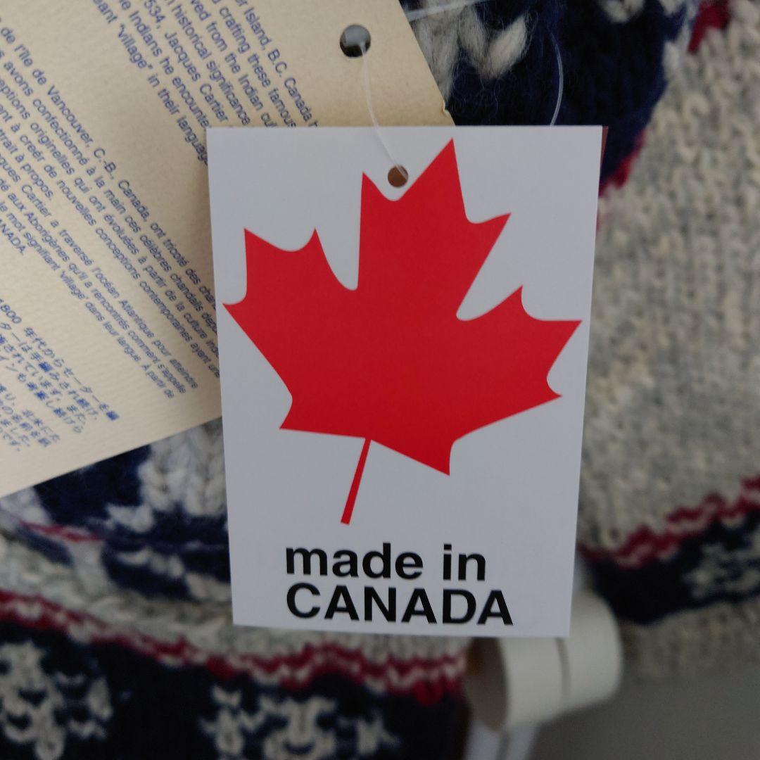 Kanata Hand Knit カウチンセーター 40サイズ　新品未使用☆