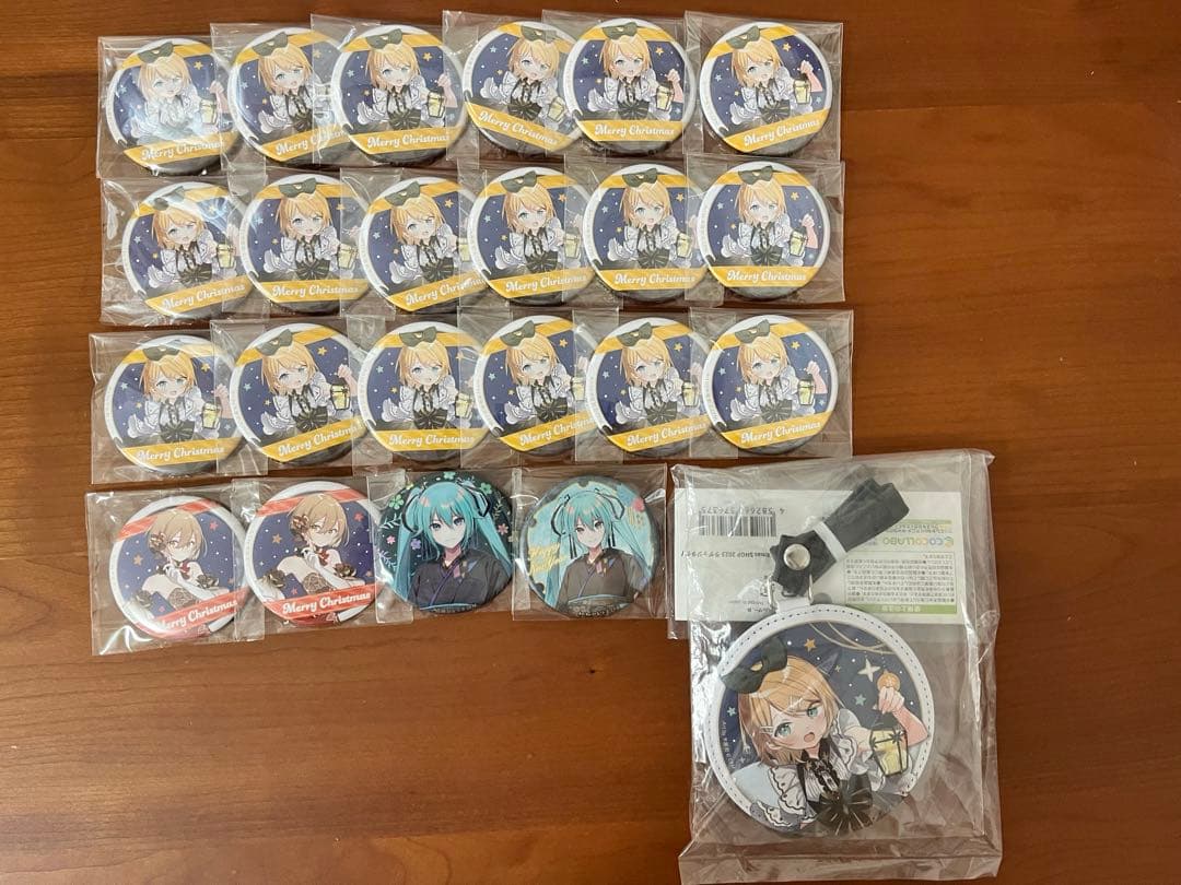 Xmas 2023 鏡音リン 缶バッジ