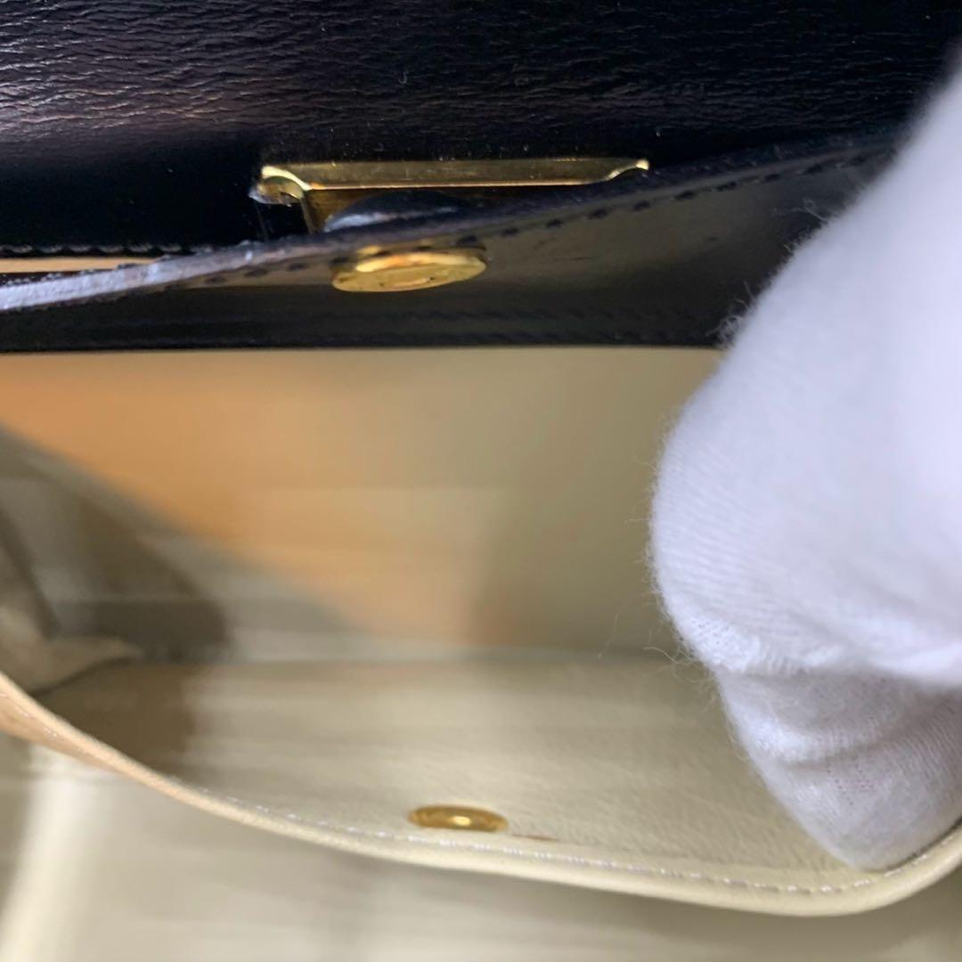 極美品 ロエベ トップハンドル ハンドバッグ アナグラム バニティ フォーマル