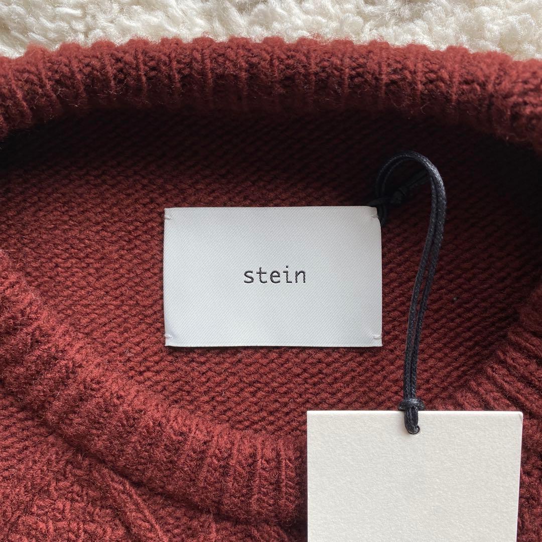 新品♡タグ付♡ stein OVERLAPED CABLE KNIT VEST