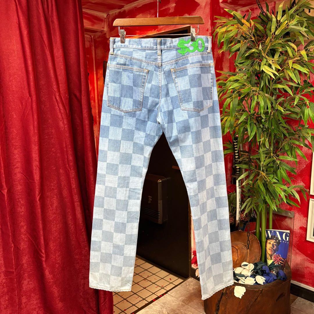 Swagger チェック柄 デニム 30