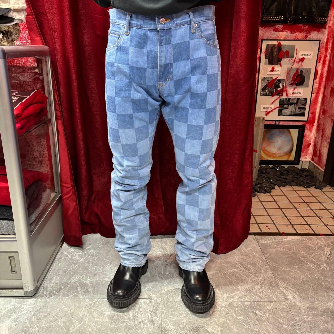 Swagger チェック柄 デニム 30