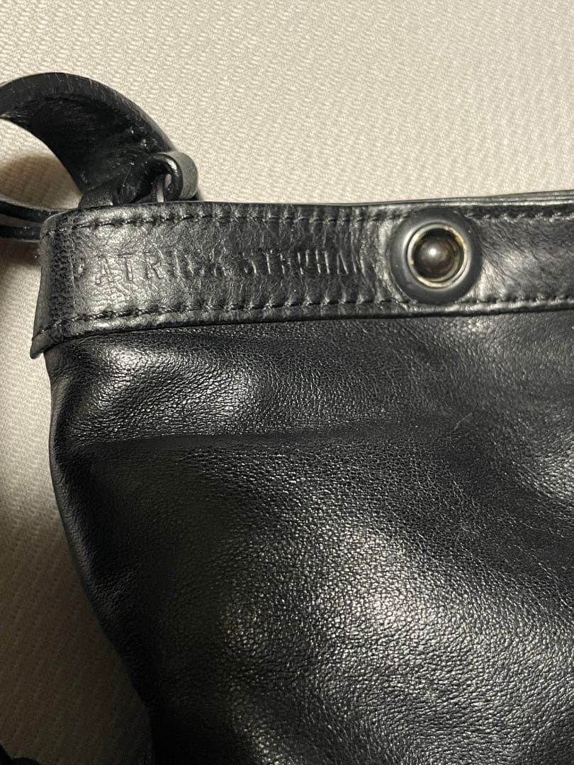 パトリックステファン 初期型 アトリエバッグ 馬革 黒 日本製