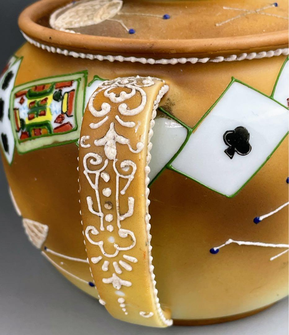 【専用・訳あり】オールドノリタケ ヒュミドール 葉巻入れ トランプ紋