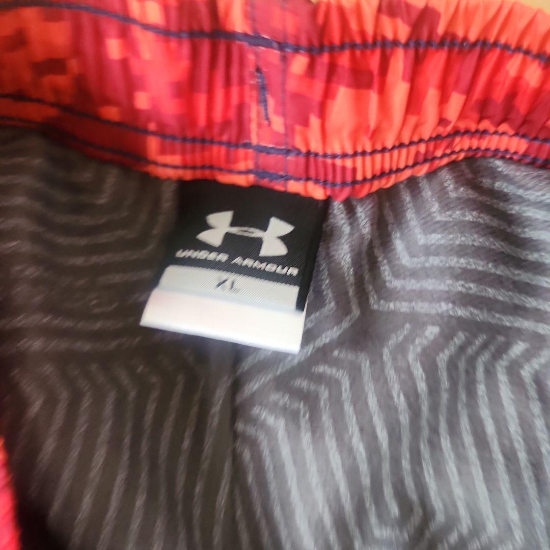 UNDER ARMOUR ピステ XL ネイビー/オレンジ 上下セット