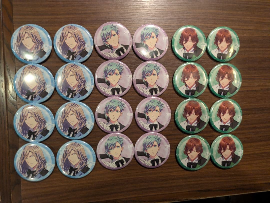 うたプリ magazineフォト 缶バッジ 藍 カミュ 嶺二 バラ売り可能◎