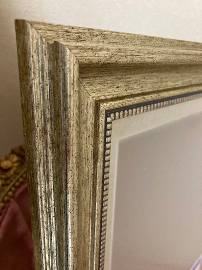 新品未使用 【F10】シャンパンゴールド アンティーク 油彩額縁 53×45.5