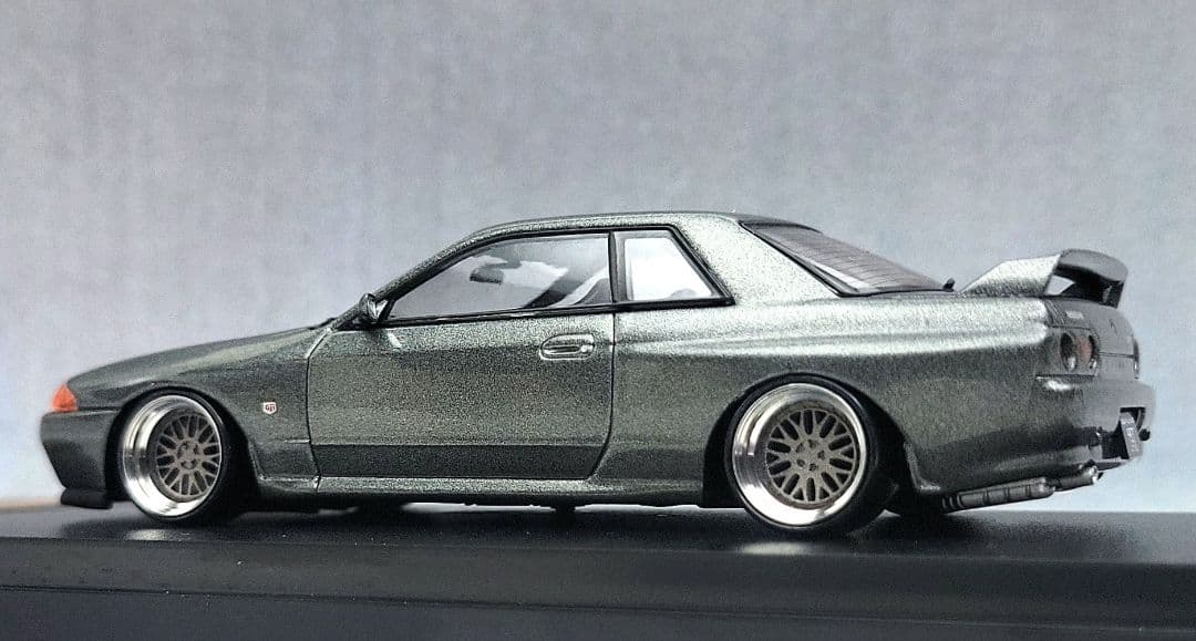 1/43　スカイライン改　R32　GT-R　BBS-LM　アルミ製　深リム