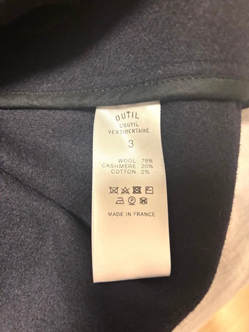OUTIL ウティ MATEAU FEAS サイズ３ ウールコート M51