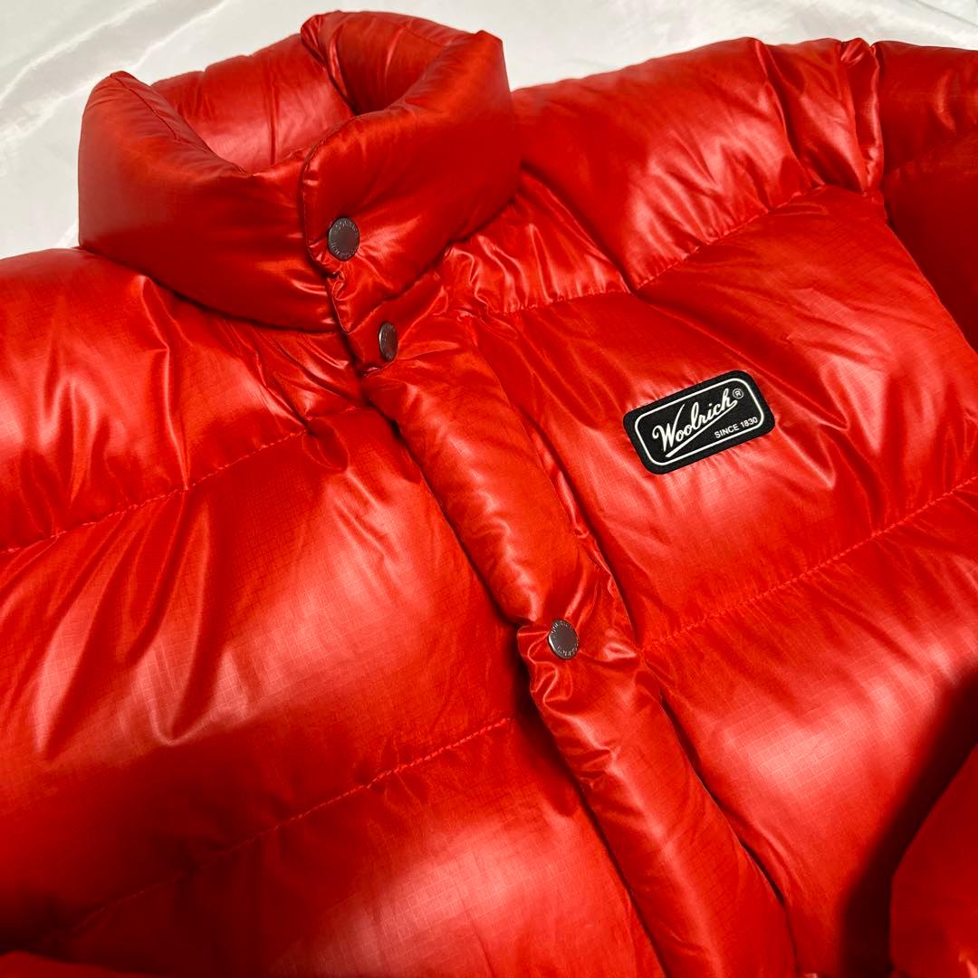 90s ウールリッチ/WOOLRICH ダウンジャケット　レッド　L 肉厚