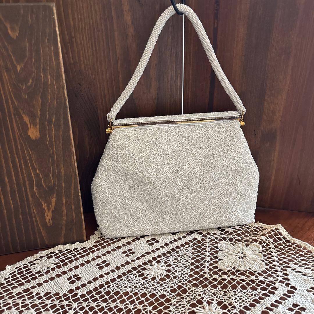 プチポアン　マイクロビーズ　 ハンドバッグ