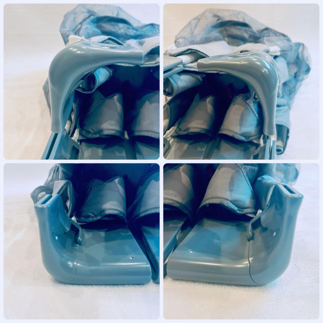 未使用級✨️ Aprica ココネルエアーAB グレーベアー ベビーベッド