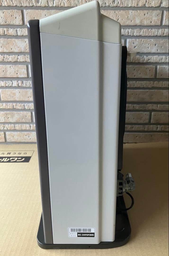 リンナイ　ガスファンヒーター 都市ガス用　RC-24FSF ガスコード2.5m付