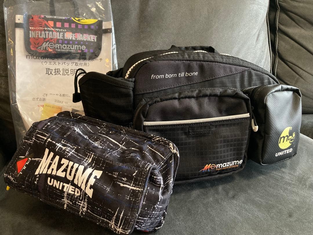 mazume レッドムーンウエストバッグ ライフジャケットセット
