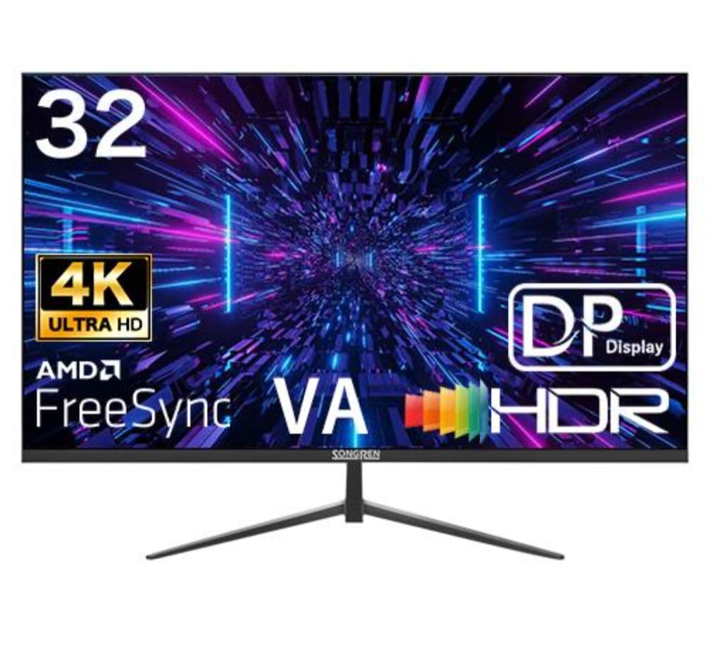 【モニター】songren 32インチ 3840x2160