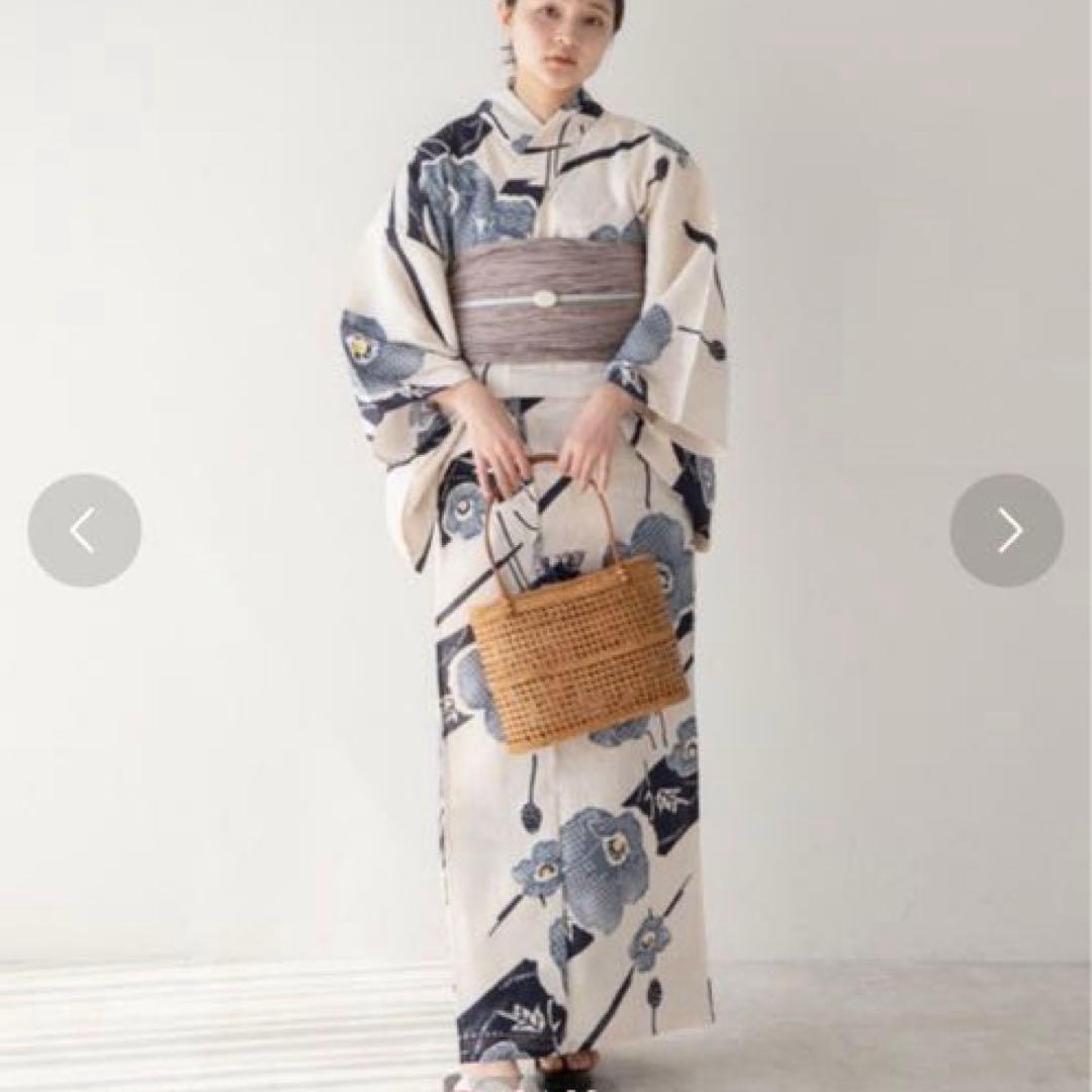 【最終値下げ】ゆかた館グレース 浴衣 こだわり浴衣5点セット 紺