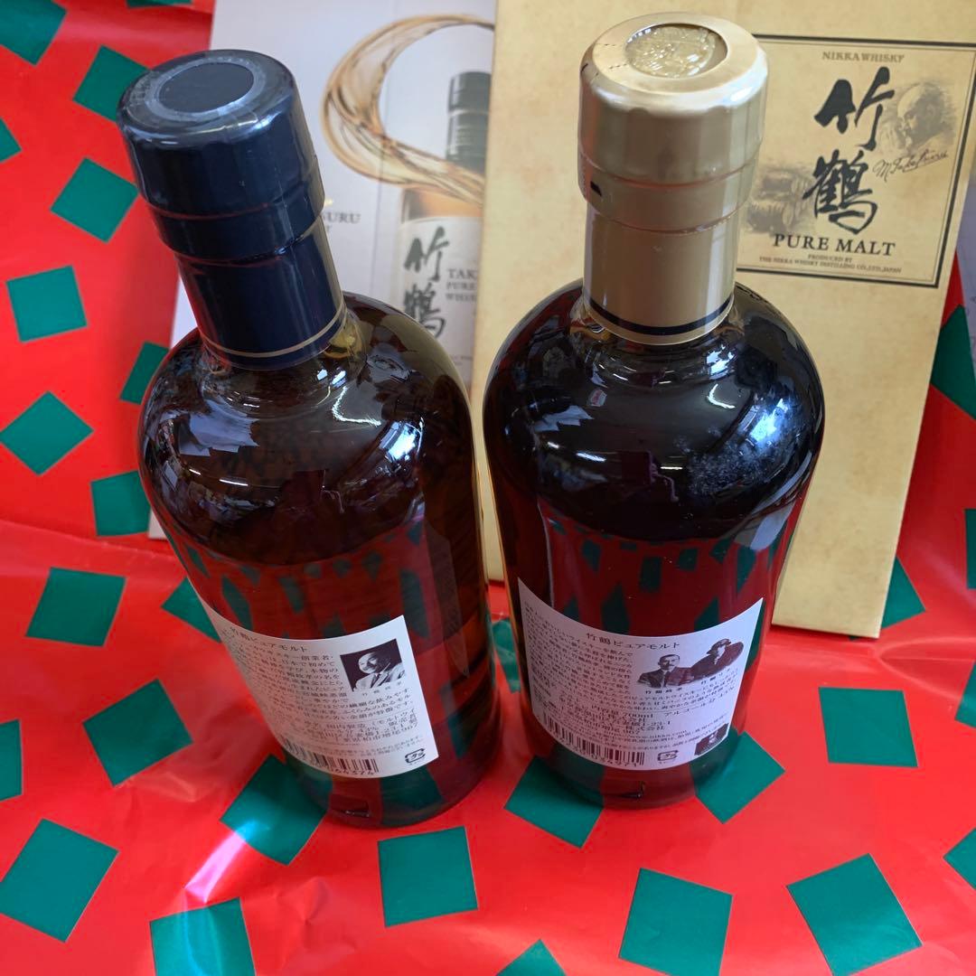 ニッカウヰスキー 竹鶴 ピュアモルト 700ml セット