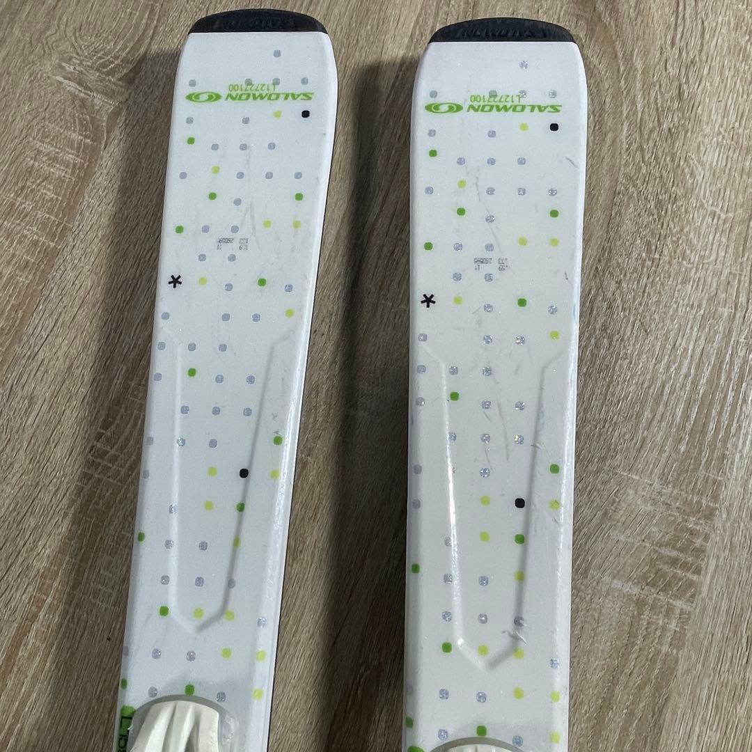 SALOMON159cm 25/25.5cmストック110cmスキーセット