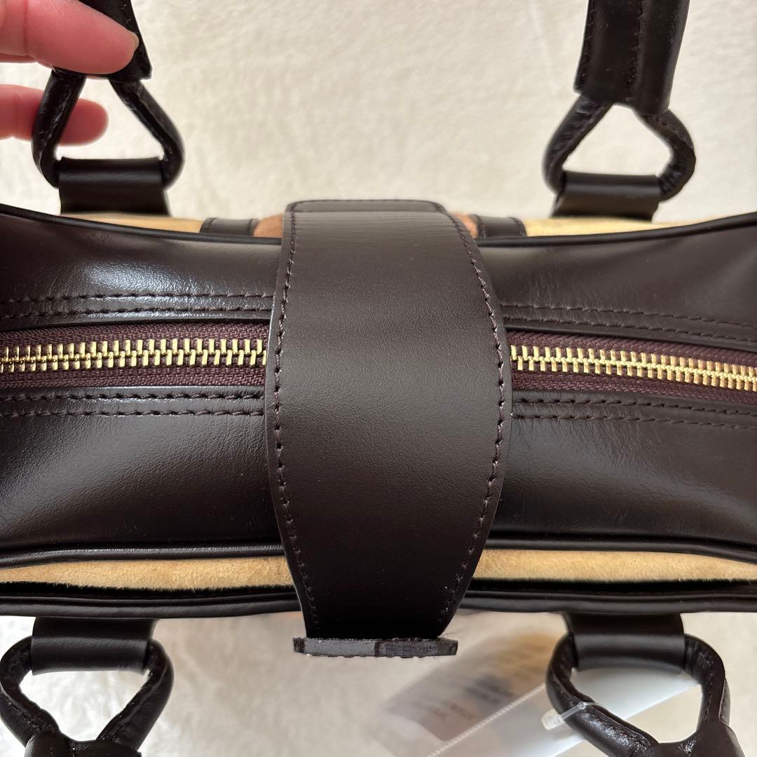 極美品 ロベルタディカメリーノ　ハンドバッグ プリマオステス 自立型