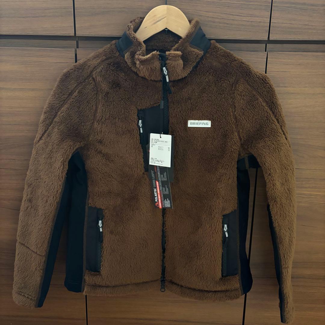 BRIEFING GOLF ボアフリース　ブラウン　レディース　S