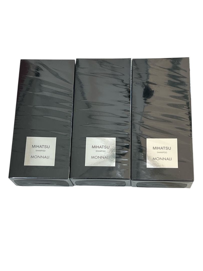 MONNALI ブラックシリーズ　ミハツシャンプー 350ml 3本セット