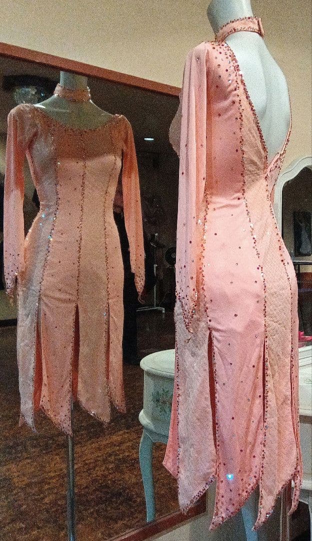 社交ダンス　ドレス　衣装　チャコット　Chacott　ラテンドレス　ワンピース