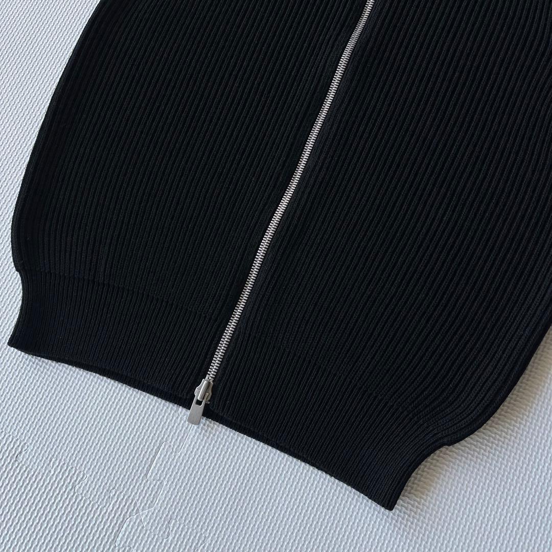 極美品 25AW BATONER ドライバーズニット ベスト 黒 2 ウール