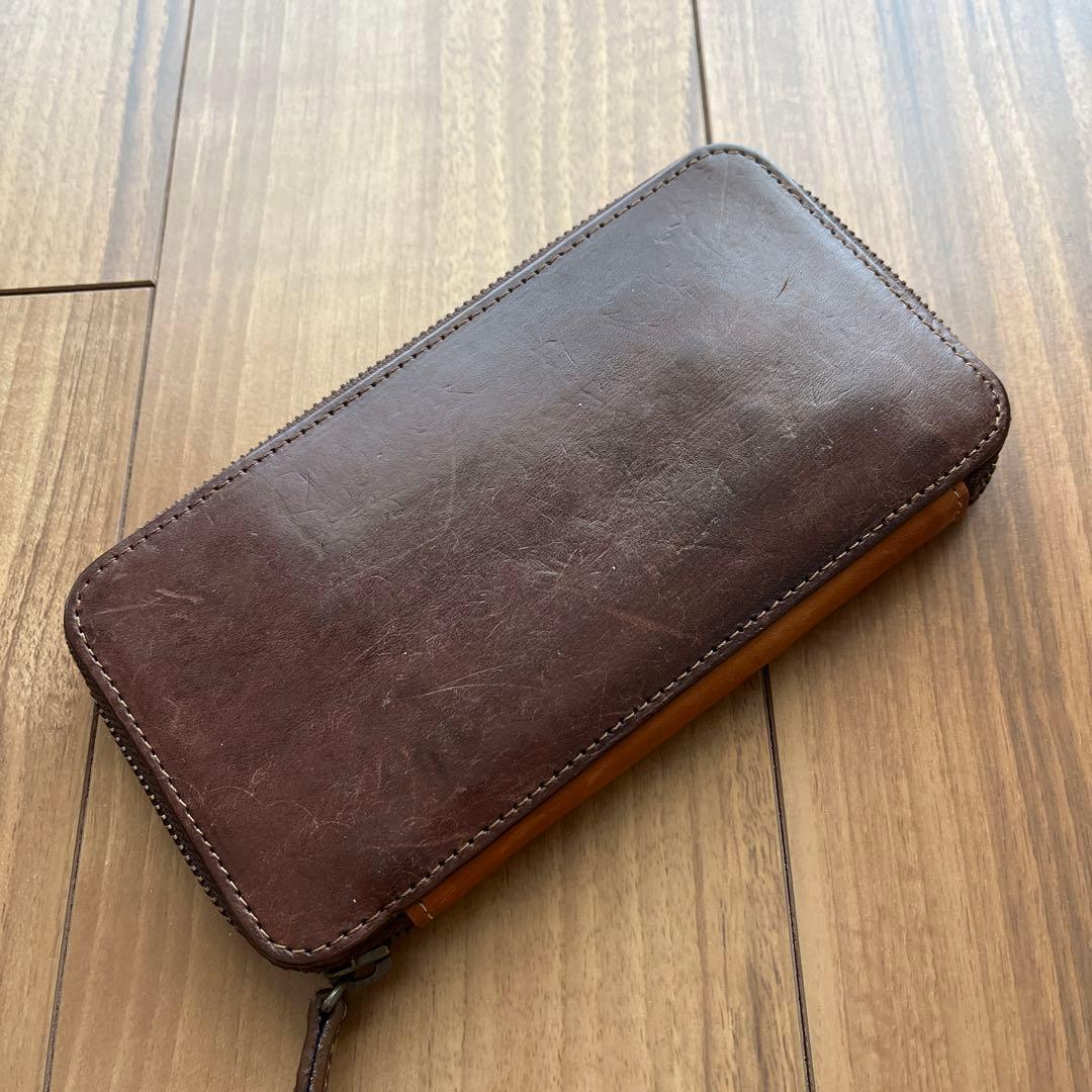 入手困難】ラダイト　ラウンドジップペンケース　カフェラテ