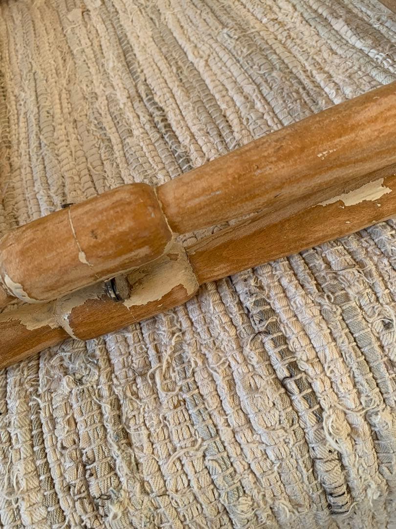 フランスアンティークタオルハンガー※キルトラック※トルション掛け※剥離家具※無垢