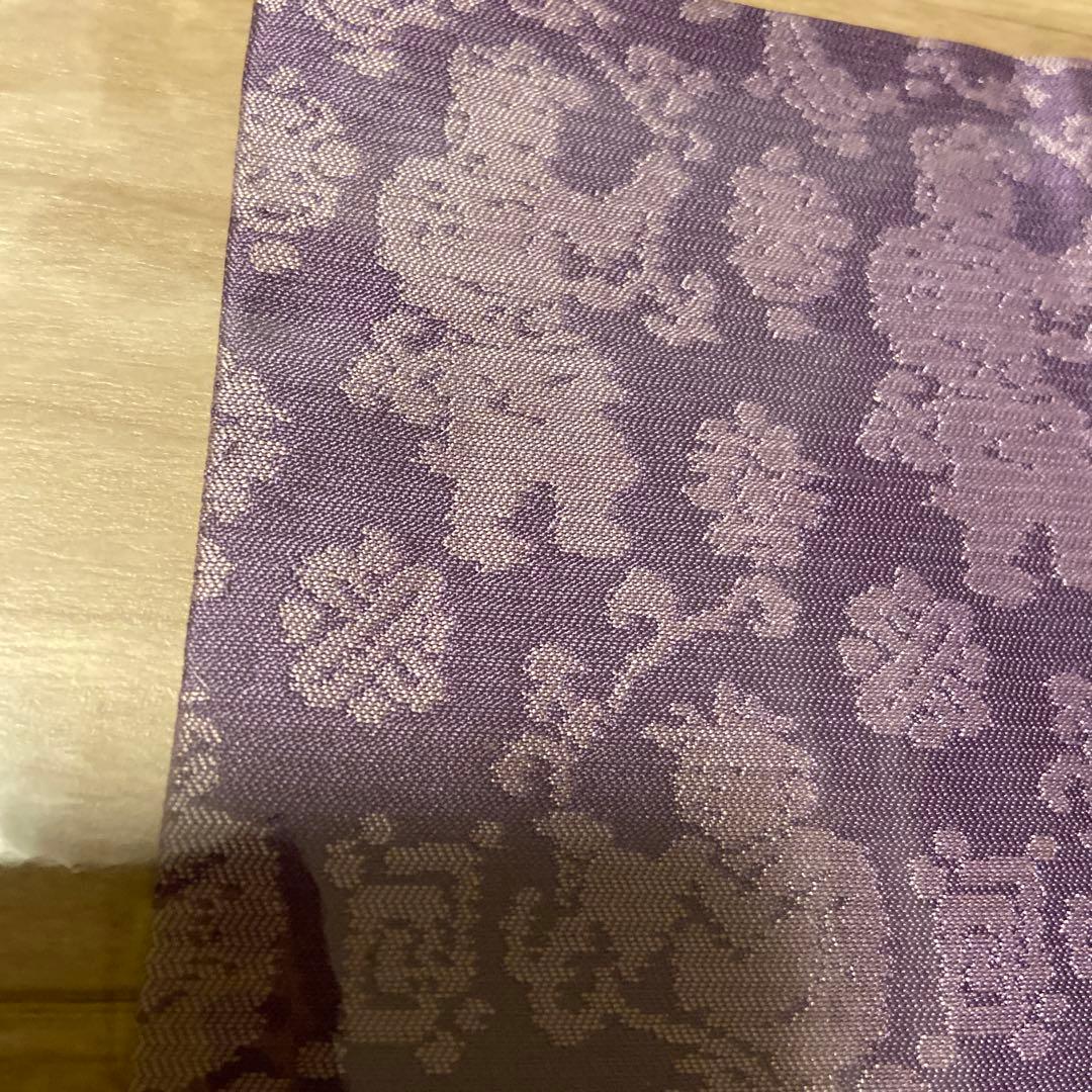 貴重 正絹 古帛紗 仙臺平 甲田綏郎 仙台平織元 重要無形文化財保持者