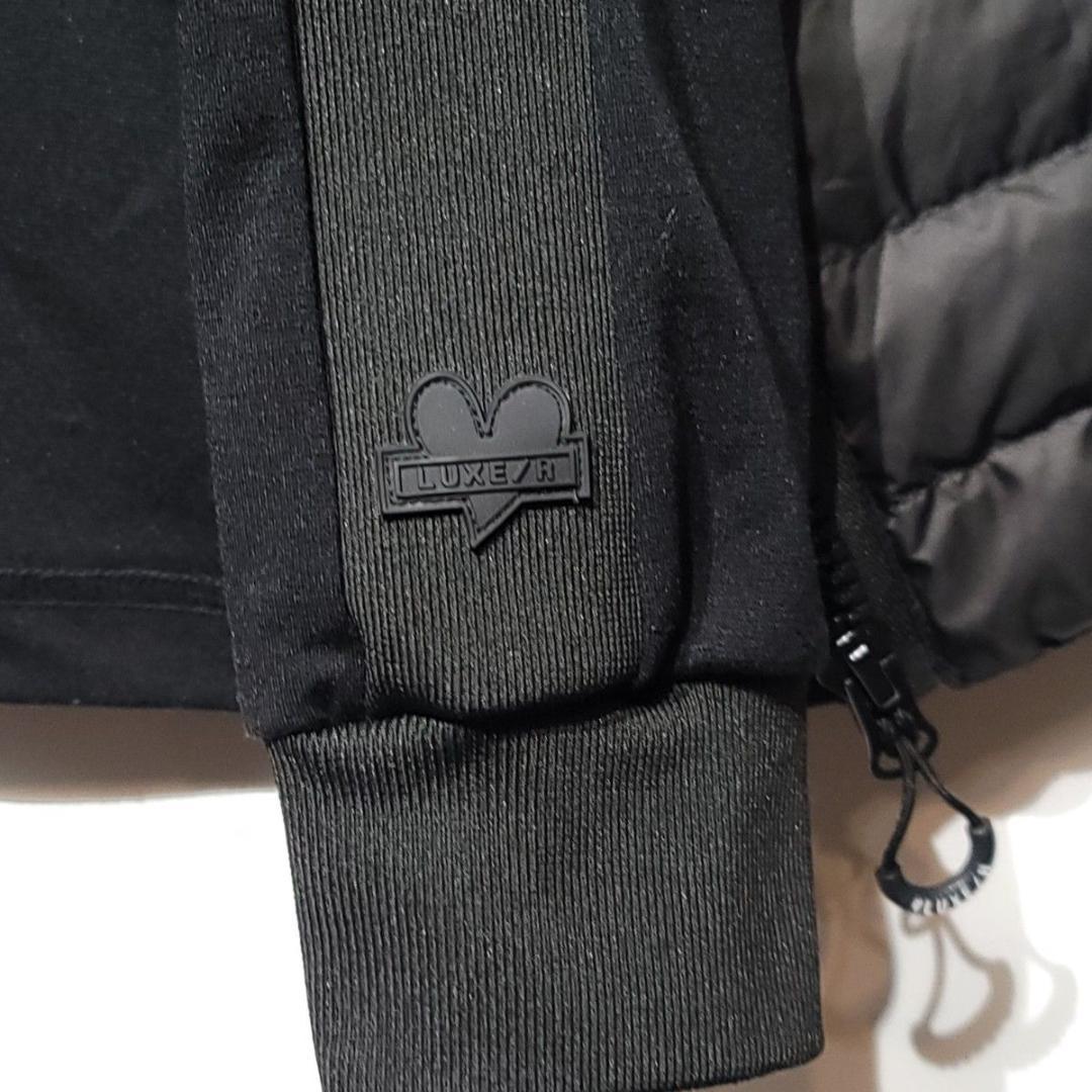 LUXE/R コンビネーション ダウン フード ジャケット M 黒