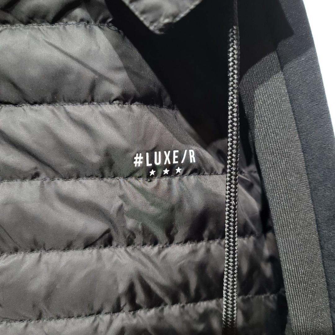LUXE/R コンビネーション ダウン フード ジャケット M 黒