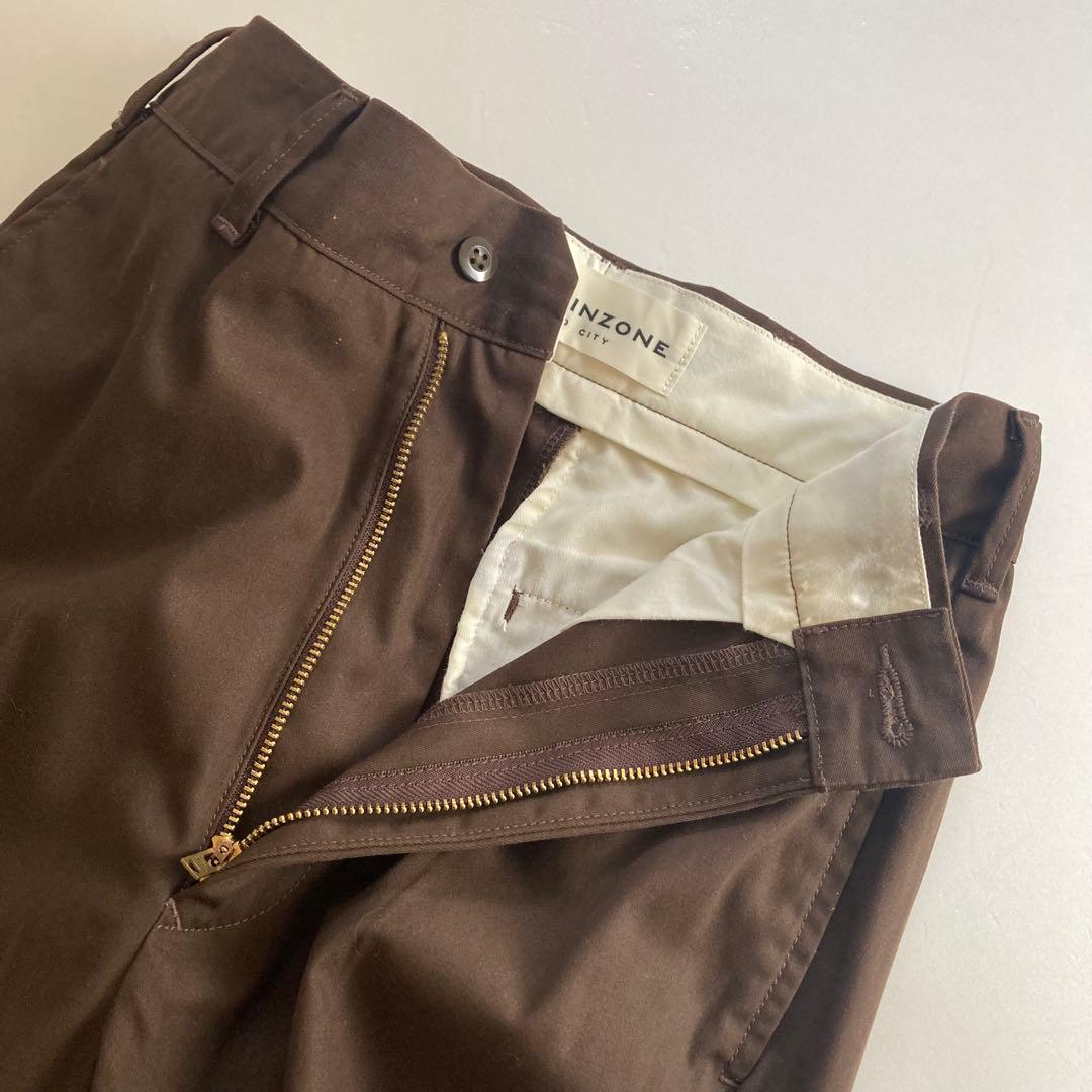 【kabonko】SHINZONE WASHEDHIGH WAISTチノ