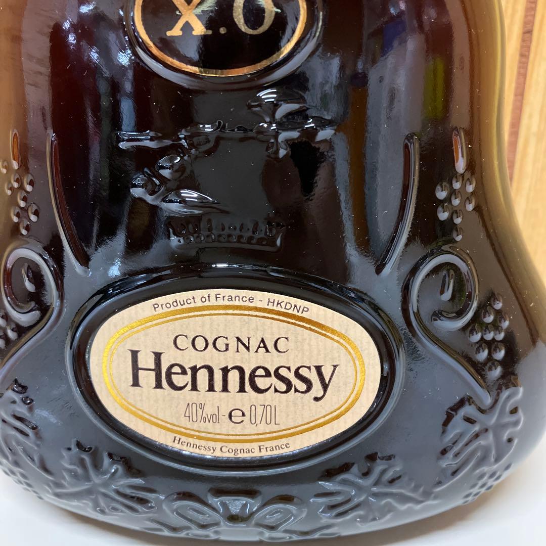 ES041【未開栓】　ヘネシー Hennessy X.O グリーンボトル 金