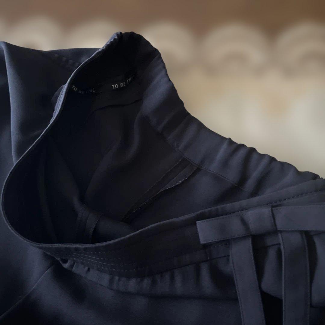 美品　大きいサイズ46 ウエストゴム　ワイドパンツ