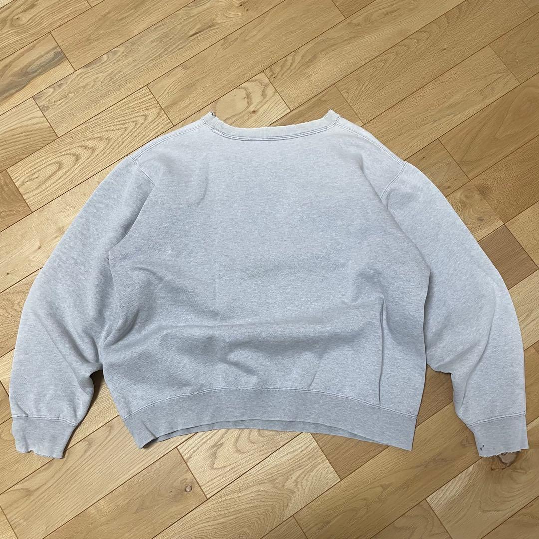 【00s】stussy kids print sweat shirt