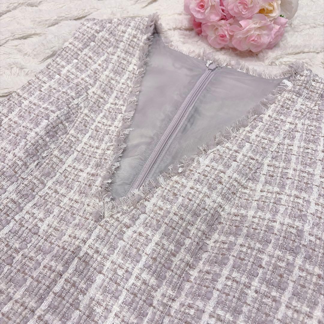 【美品】マルイ限定　ジャスグリッティー　ミックスツイードワンピース 2