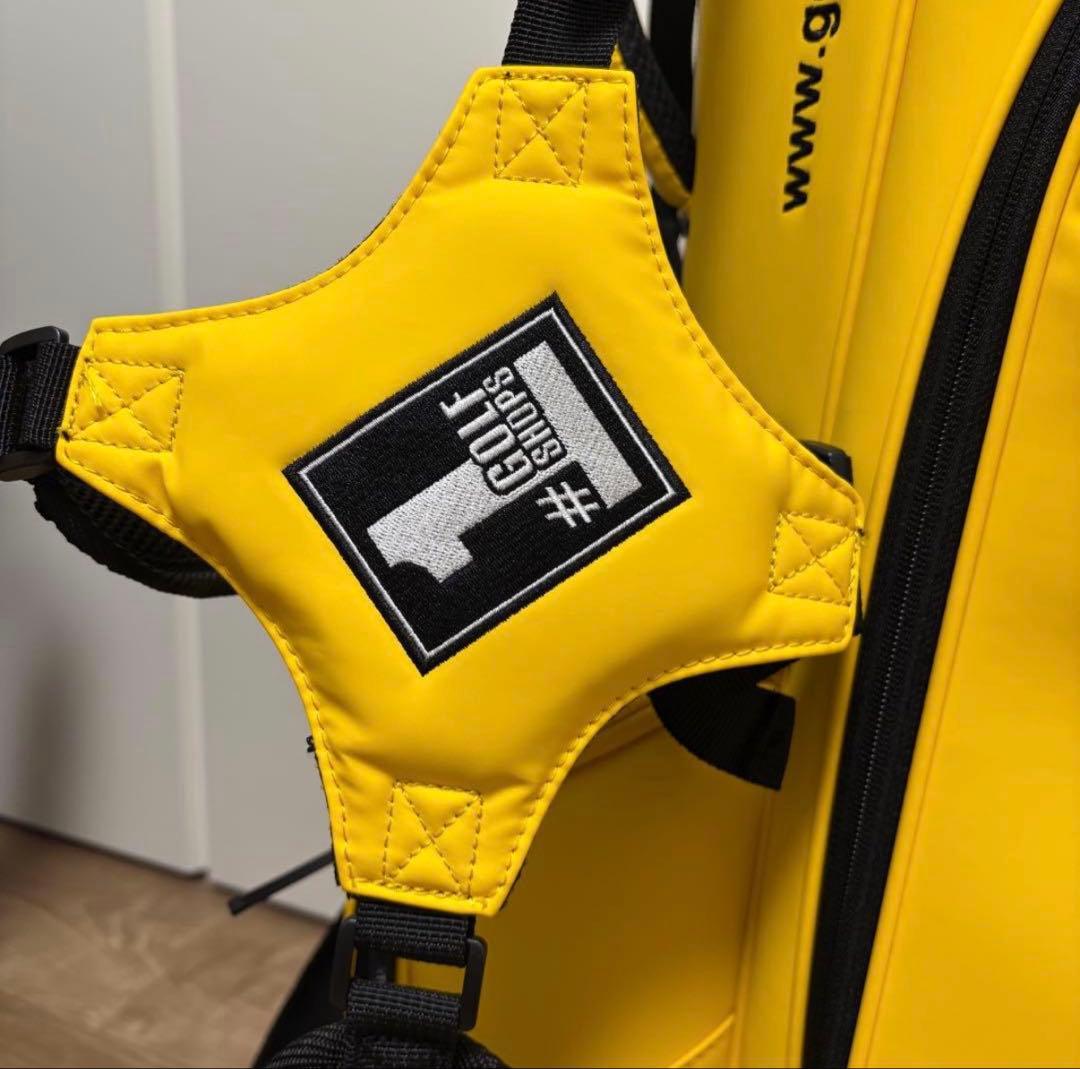 新品未使用品 GOLF PARTNER NEXGEN イエローキャディバッグ