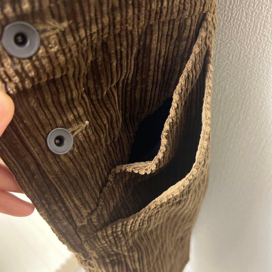 BLACK SIGN ブラックサイン　ランダムコーデュロイオーバーオール