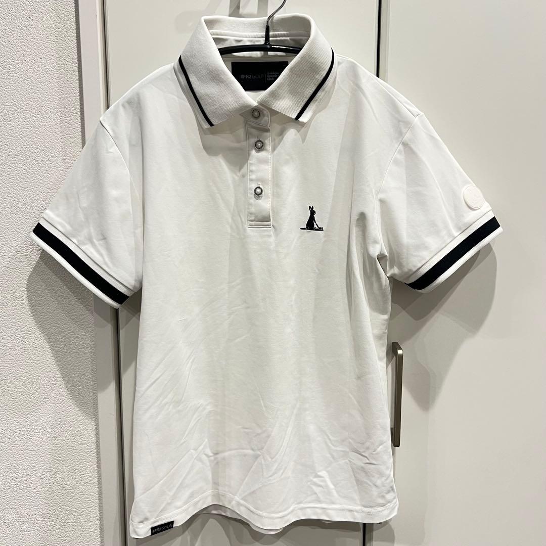 #FR2 GOLF ゴルフ ポロシャツ ホワイト 白 Mサイズ