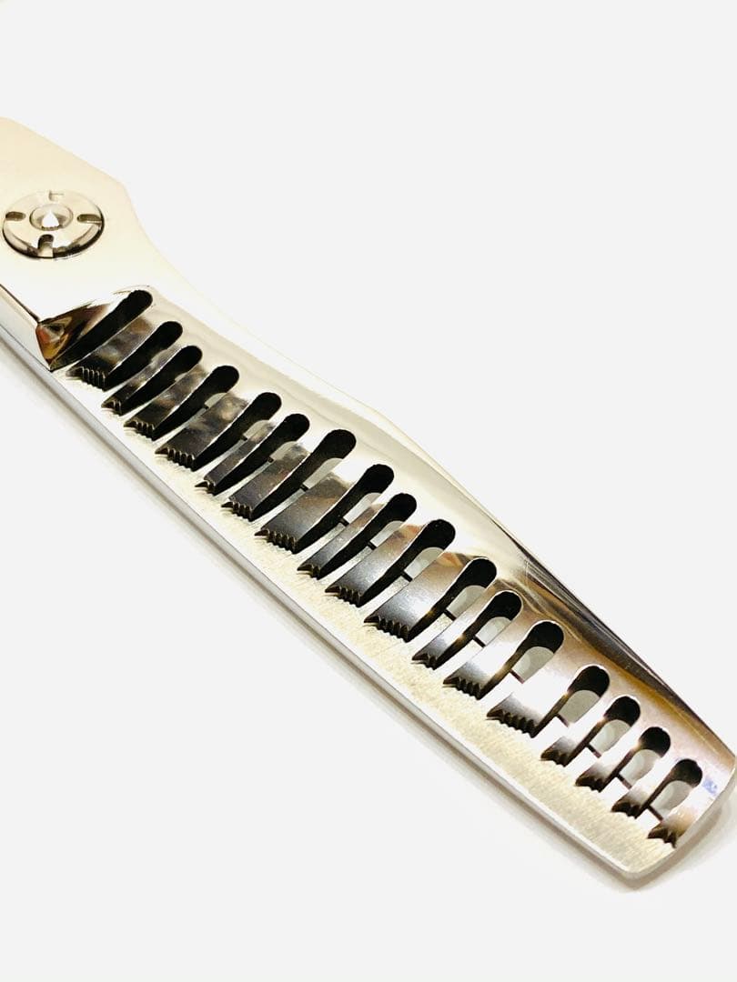 新品 6インチ セニングシザー 段刃 高硬度炭素鋼 40% 鋏 すきバサミ