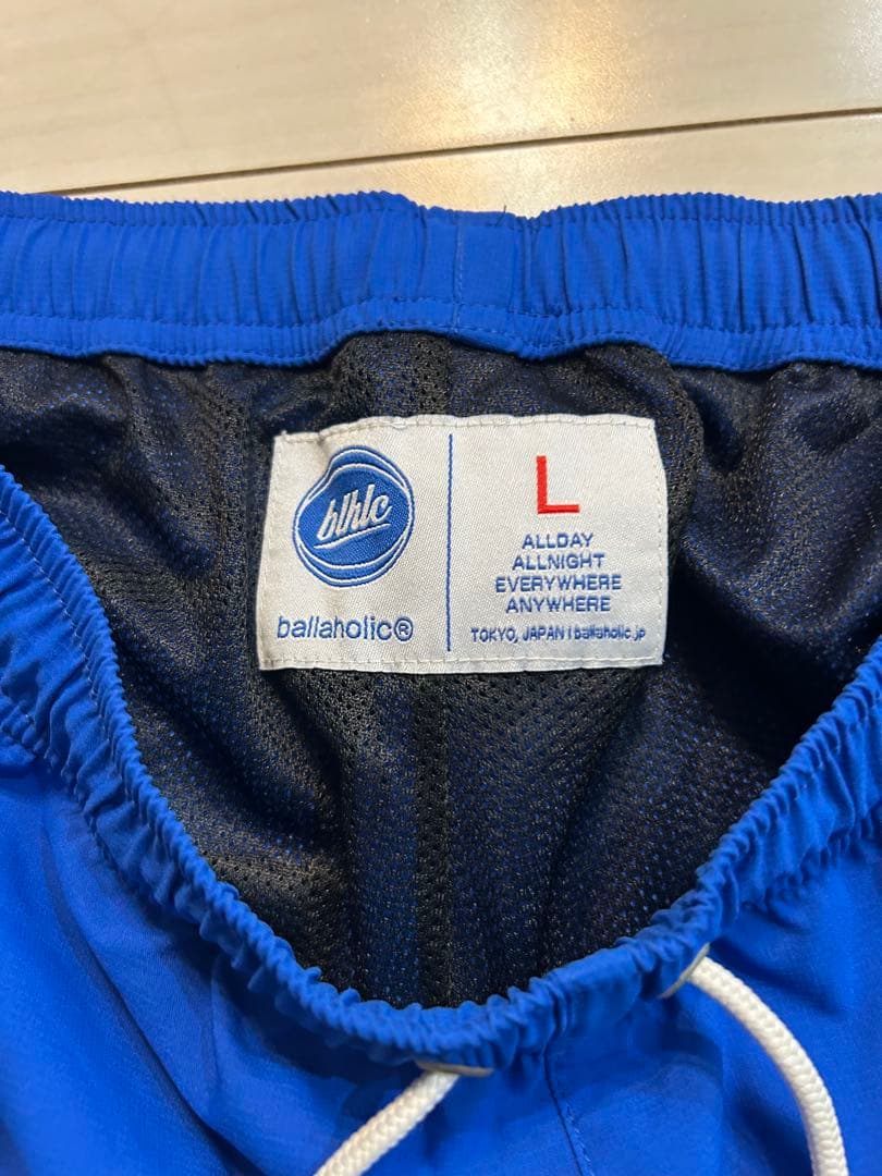 ballaholic anywhere上下セットアップ 青色美品Lサイズ