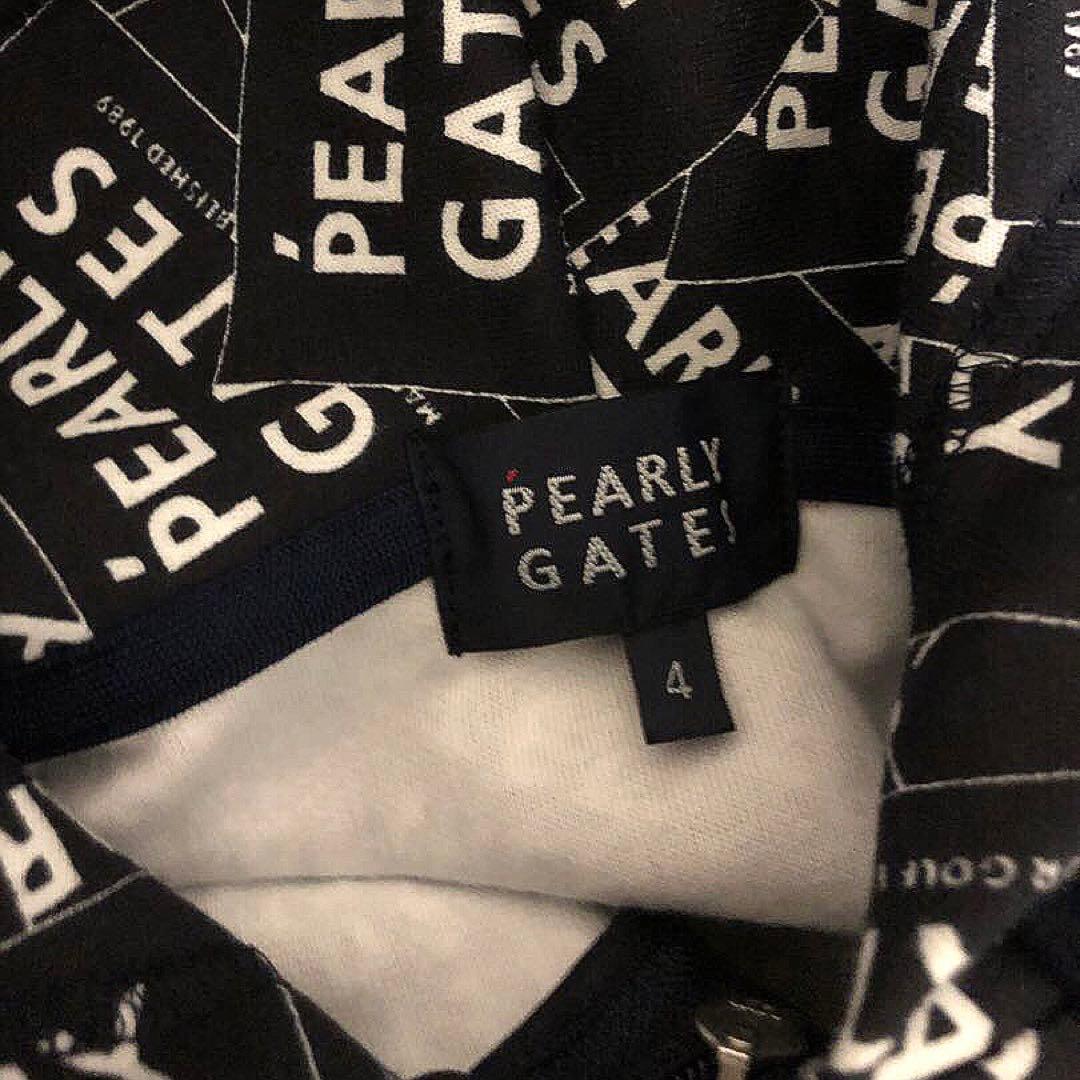 PEARLY GATES フルジップ パーカー ホワイト　ブラック 4