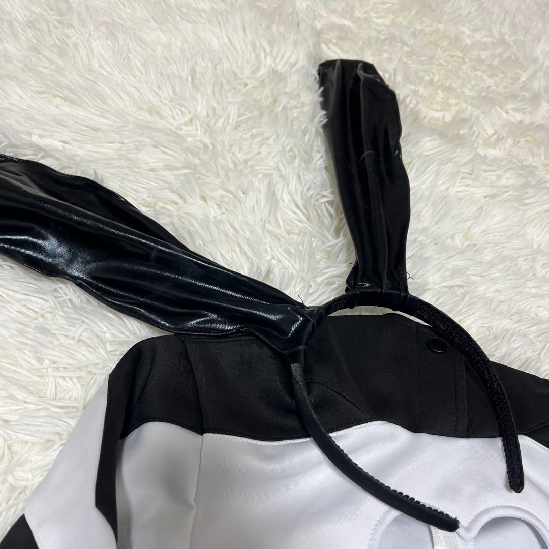 バニーガール コスプレ衣装 グレー ブラック マリームーン スポーティー