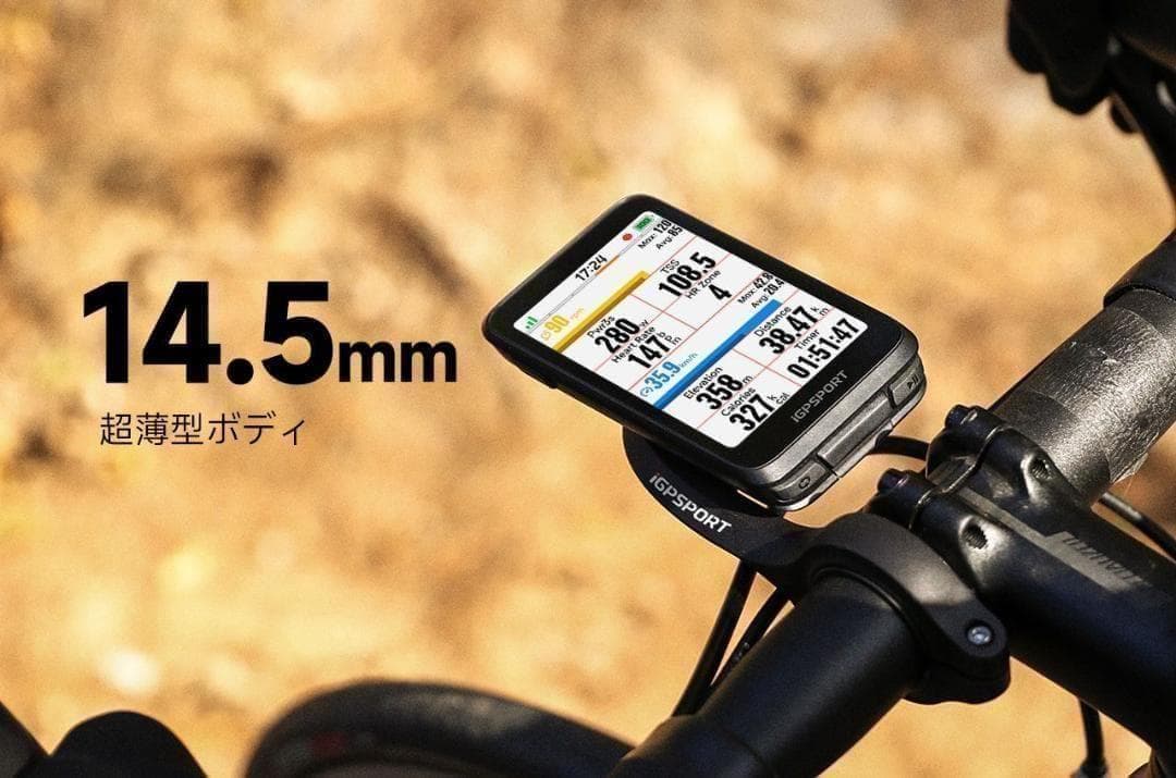 iGPSPORT BiNavi【ブラック】（日本語対応）ナビゲーション サイコン