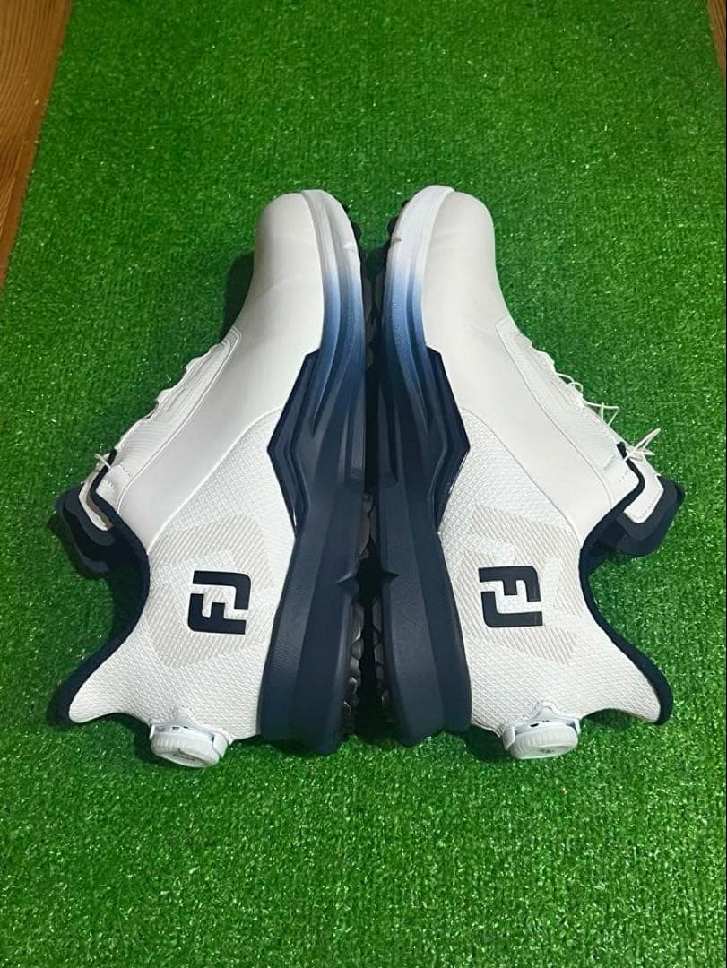 フットジョイゴルフシューズ フューエル BOA ホワイト/ネイビー　27.５cm